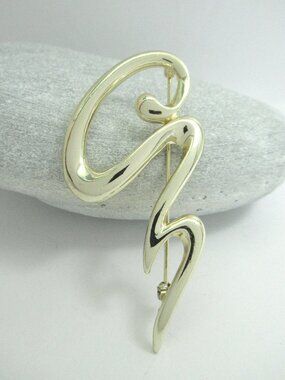 Squiggle Brooch